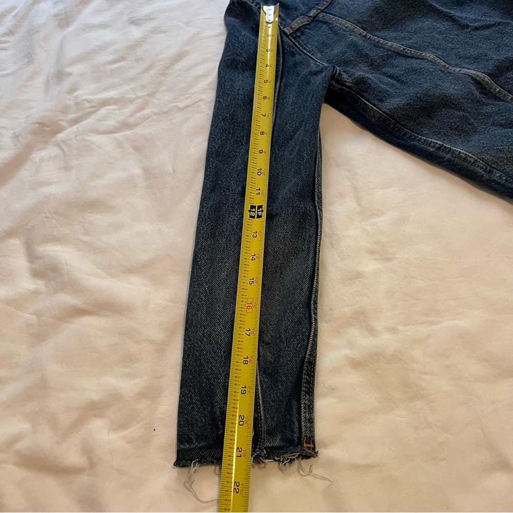 Levi’s Altered Collarless Trucker Jacket Blue Jean Denim Women’s Medium - Picture 12 of 12